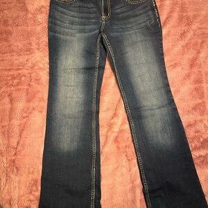 Wrangler Women's Dark Blue Boot Cut Jeans